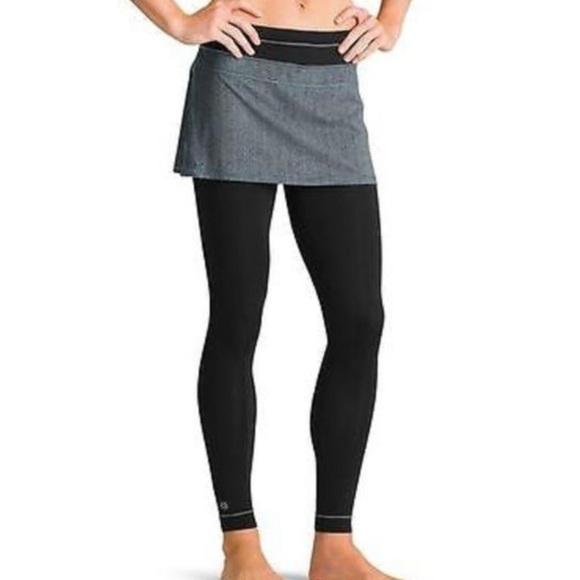 Athleta suit up placid 2 in 1 tights skirted - Picture 1 of 13